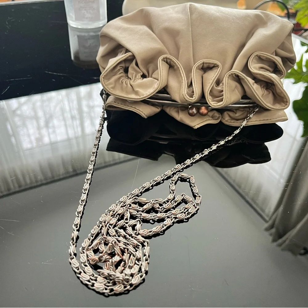 Call It Spring Tan Ruffle Shoulder Bag - Picture 9 of 9